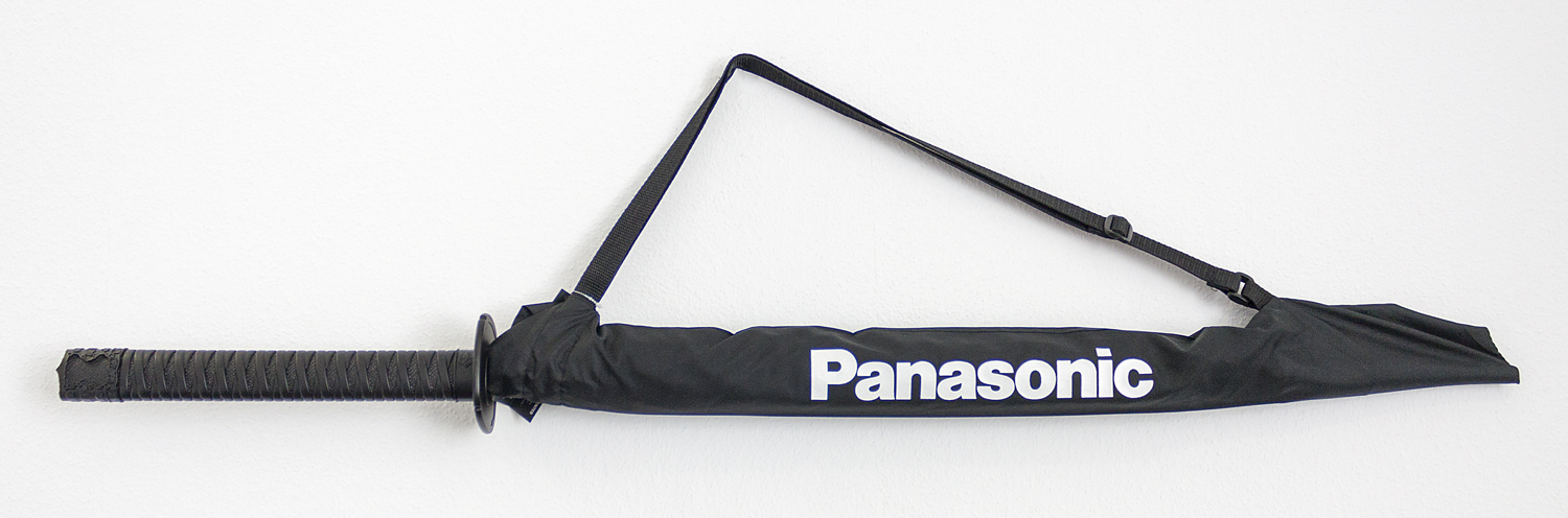 Panasonic Regenschirm Sonderanfertigung mit Hülle